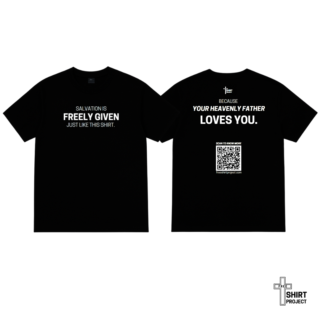 Freely Given Shirt (Random Size, Not for Sale, Meant to be Given)